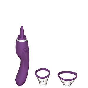 Vibrador Usb Com Penetrador E Bomba Vaginal 3 Motores-PLBS1048