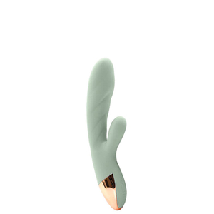 Vibrador Recarregável Ponto G com Estimulador Clitoriano – HEARTING VIBRATOR – VR-097