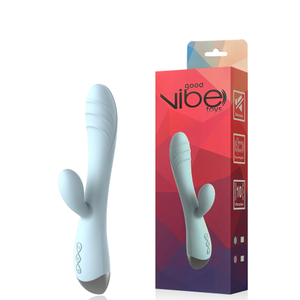 Vibrador Recarregável Ponto G com Estimulador Clitoriano Possui 10 Modos de Vibração – GOOD VIBE TOYS – VR-043