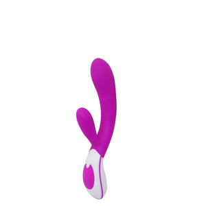 Vibrador Recarregável Ponto G Com Estimulador Clitoriano 12 Modos de Vibração-BI-014231-1