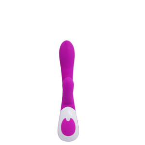 Vibrador Recarregável Ponto G Com Estimulador Clitoriano 12 Modos de Vibração-BI-014231-1