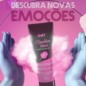 Lubrificante Gel Deslizante com Aroma de Algodão Doce 50ml-IN0211