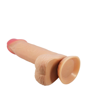 Pênis Realístico 21,8 cm, com Camada de Dupla Densidade, Possui Escroto, Veias Salientes e Ventosa-BW-008106NRG