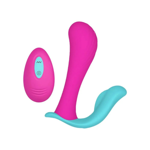 Vibrador Duplo com Controle Remoto Sem Fio - 10 Vibrações e Estímulo Simultâneo-IM0425