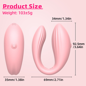 Vibrador para Casal com 10 Modos de Vibração,com Controle via Aplicativo - MANNUO CÓDIGO: CD046