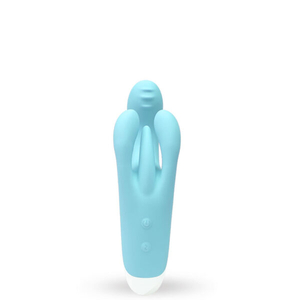 Vibrador Recarregável com Estimulador Clitoriano Triplo WHISPER PERFECT LOVER- VR-026