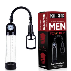 Bomba Peniana Manual com Sistema de Alavanca e Manômetro – PENIS PUMP POWERUP – PP-030