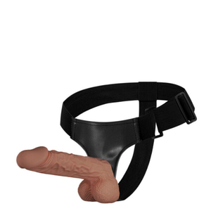 Cinta Peniana com Pênis Realístico, Glande Saliente, Escroto e Veias Salientes – HOT KISS REALISTC FEELING – CP-002