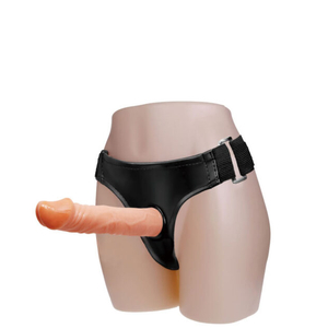 Cinta Peniana com Pênis Realístico de 19 cm com Glande Saliente – BAILE PASSIONATE HARNESS – BW-022012