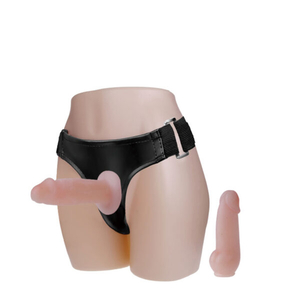 Cinta Peniana com 2 Próteses e Cinta Reforçada Ajustável – BAILE JESSICA STRAP ON – BW-022033 - U