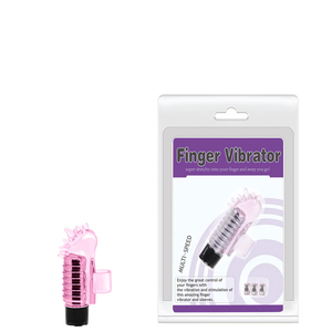 Dedeira Vibratória com Saliências Massageadoras – FINGER VIBRATOR – BI-010148 - U