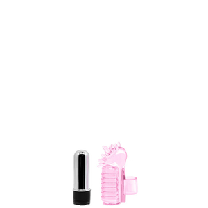 Dedeira Vibratória com Saliências Massageadoras – FINGER VIBRATOR – BI-010148