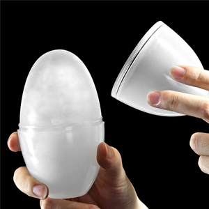 Masturbador BIG EGG masculino com formato de ovo gigante, com ondulações internas massageadores em alto relevo -MA001C