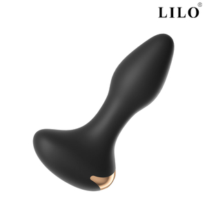 Plug anal, com 10 modos de vibração,possui controle remote com APP, pelo smartphone-PL097A