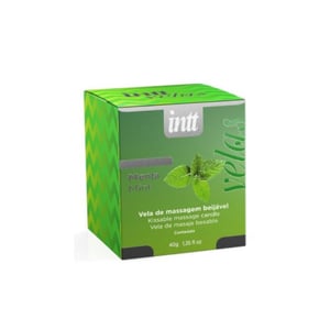 Vela de Massagem Beijável Intt - Menta