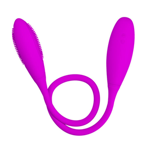 Vibrador Duplo Flexivel Com 7 Modos De Vibraçao-BI-014327