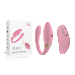 Vibrador de luxo para casais com pontas duplas e hastes flexisiveis-CD031 - U