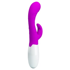 Vibrador Com Estimulador  Clitoriano  Bruno) 2 Motores-BI-014218-1