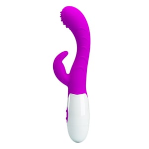 Vibrador Com Estimulador  Clitoriano  Bruno) 2 Motores-BI-014218-1