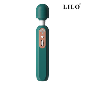 Vibrador Varinha Mágica recarregável com 9 modos de vibração e 9 intensidades -AV036