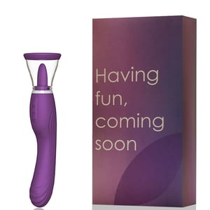 Vibrador Usb Com Penetrador E Bomba Vaginal 3 Motores-PLBS1048 - U