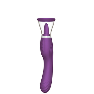 Vibrador Usb Com Penetrador E Bomba Vaginal 3 Motores-PLBS1048