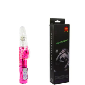 Vibrador Rotativo Usb Sobe E Desce Com Estimulador-RB-180201 - U - U