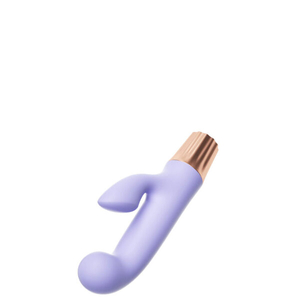 Vibrador Recarregável Ponto G com Estimulador Clitoriano –VR-144