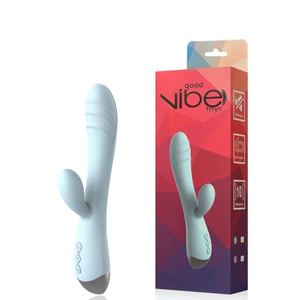 Vibrador Recarregável Ponto G com Estimulador Clitoriano Possui 10 Modos de Vibração – GOOD VIBE TOYS – VR-043 - U