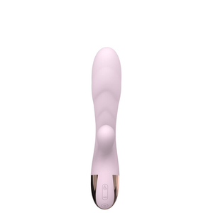 Vibrador Recarregável Ponto G com Estimulador Clitoriano e Função de Aquecimento – DUNN – VR-029