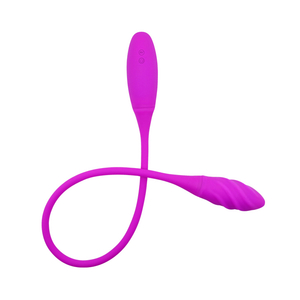 Vibrador Recarregável Duplo Flexível com 7 Modos de Vibração – SNAKY VIBE – BI-014327-1