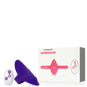 Vibrador Recarregável com Tiras para Calcinha, Possui 10 Modos de Vibração e Controle Remoto –VR-046
