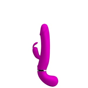 Vibrador Recarregável Com Ponta no Formato de Glande, Estimulador Clitoriano e Simulação de Ejaculação-BW-066005