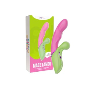 Vibrador Estimulador Clitoriano Macetando - Dupla Estimulação - 10 Vibrações-IM0454 - U