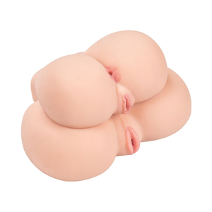 Masturbador em formato bumbum com 2 orifícios vagina e 1 ânus - MAGICAL KISS CÓDIGO: MA148
