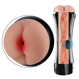 Masturbador masculino. Com formato de lanterna. Cyberskin, em formato de ânus - CÓDIGO: MA012A