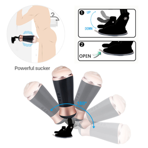 Masturbador masculino. Com 10 modos de vibração. Material sintético que imita com perfeição - VIPMIX CÓDIGO: MA095V