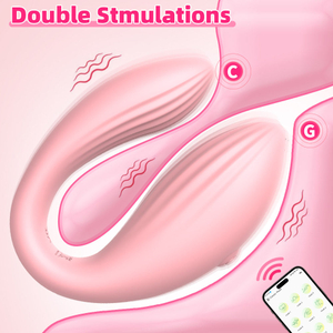 Vibrador para Casal com 10 Modos de Vibração,com Controle via Aplicativo - MANNUO CÓDIGO: CD046