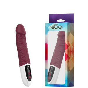 Vibrador Recarregável com Detalhe de Glande e Veias Saltadas – GOOD VIBE TOYS – VR-071 - U