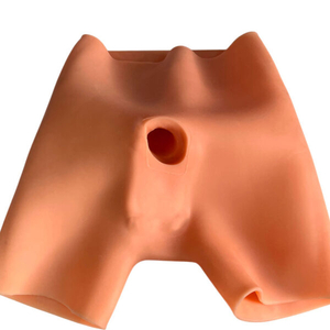 Cinta Peniana Estilo Short com Pênis Realístico com Escroto, Veias Salientes e Glande – Dildo Underwear – CP-040