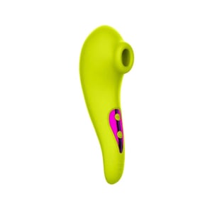 Euphoria vibrador de estimulo clitoriano simula sexo oral amarelo e rosa-IM0421 - U
