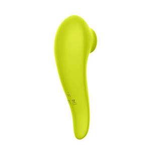 Euphoria vibrador de estimulo clitoriano simula sexo oral amarelo e rosa-IM0421