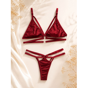 Conjunto Cirré-BI-0092 - Vermelho - Vermelho