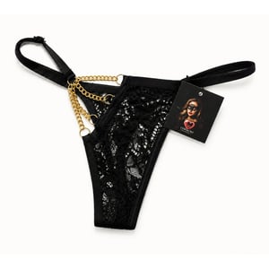 Tanga Pandora Correntes-3879 - PRETO - PRETO