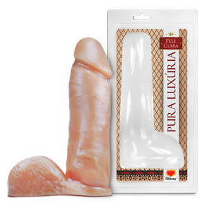 PROTESE 20,5 X 4,7CM PELE C/ESCROTO SEX