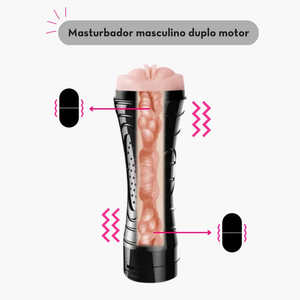 MASTURBADOR LANTERNA MAN1068 COM VIBRO MEAME