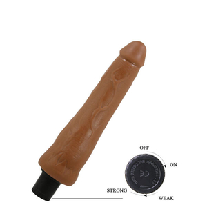 PROTESE Pênis Realístico 21,5 cm, com Camada de Dupla Densidade e Vibração Multivelocidade – PRETTY LOVE ALFREDO – BW 3R