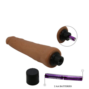 PROTESE Pênis Realístico 21,5 cm, com Camada de Dupla Densidade e Vibração Multivelocidade – PRETTY LOVE ALFREDO – BW 3R