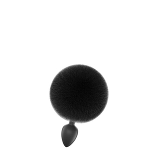 PLUG PEQUENO PRETO C/POMPOM 3R