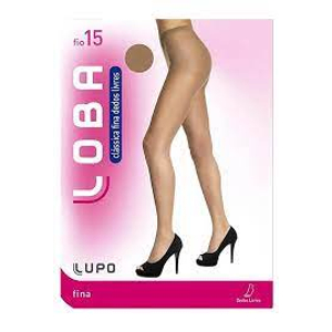 MEIA CALÇA para sandália fina transparente fio 15 lupo 5765 01